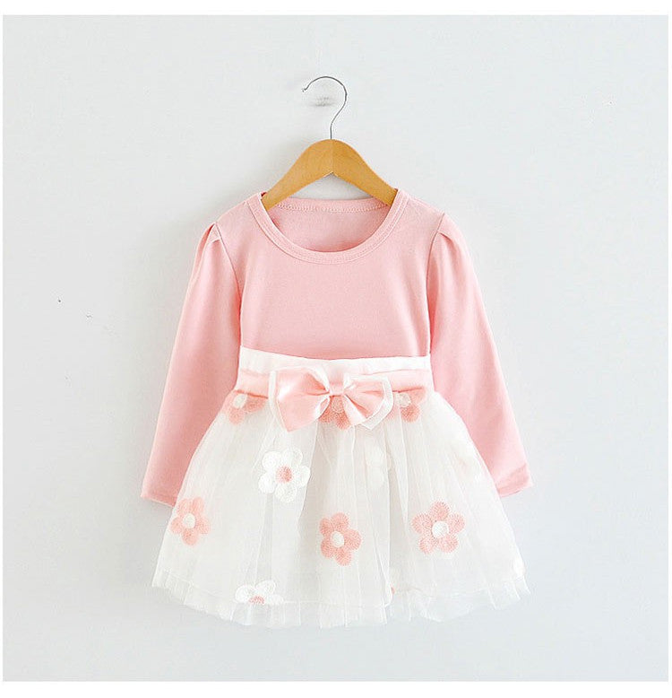 Cute Baby Girl Dress Cotton Children Kids Baby Girls Dresses One Piece