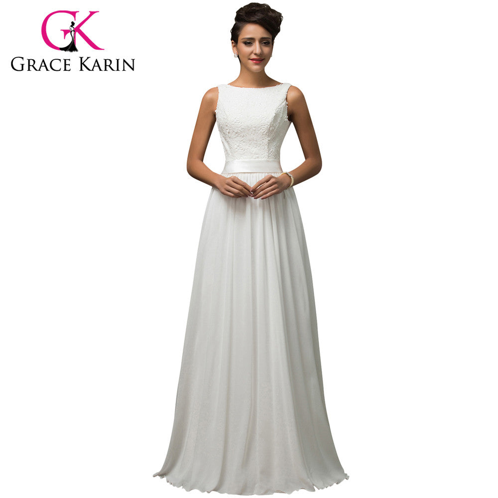 long white evening gown