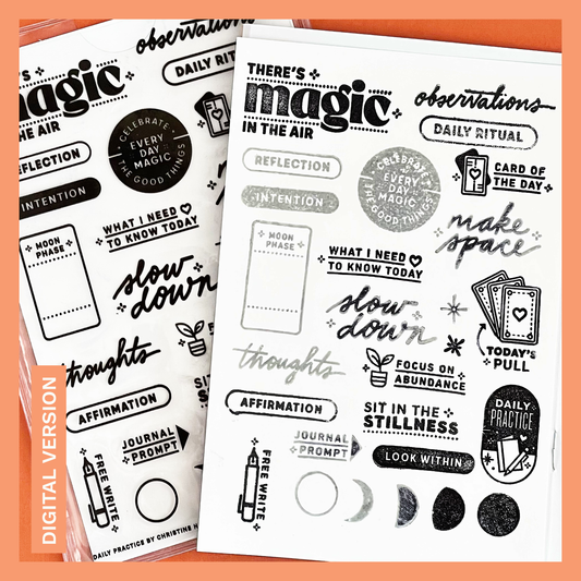 PCS Everyday Planner Digital Stamp Set