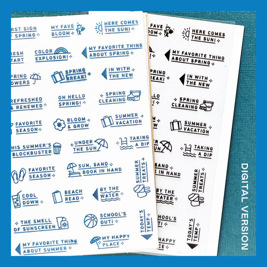PCS Everyday Planner Digital Stamp Set