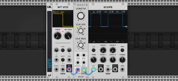 Modular synth Gate