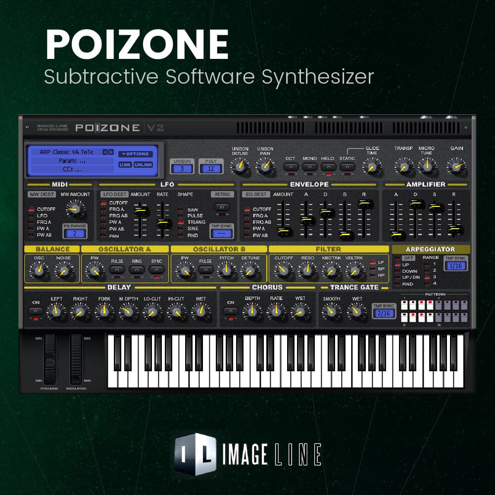 Image Line PoiZone - Subtractive Software Synthesizer – Samplesound