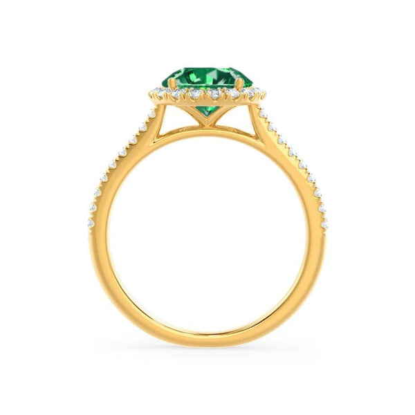 Lab Grown Emerald Engagement Rings – Lily Arkwright