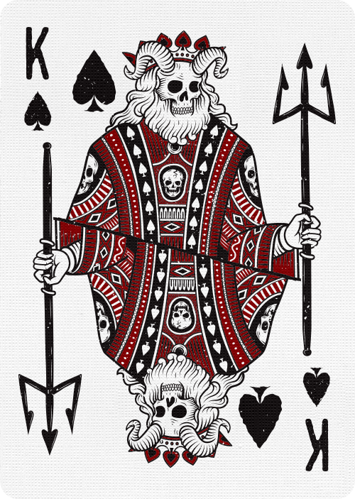 666 Playing Cards - Crimson Flare – Riffle Shuffle Playing Card Co