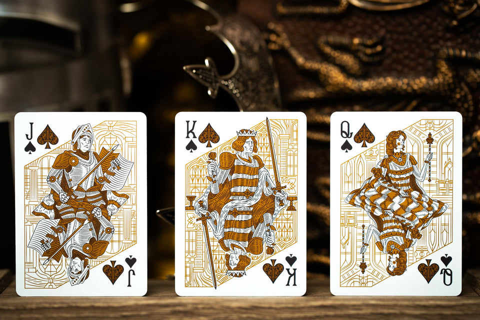 King Arthur Playing Cards - Emerald Saga – Riffle Shuffle Playing Card Co