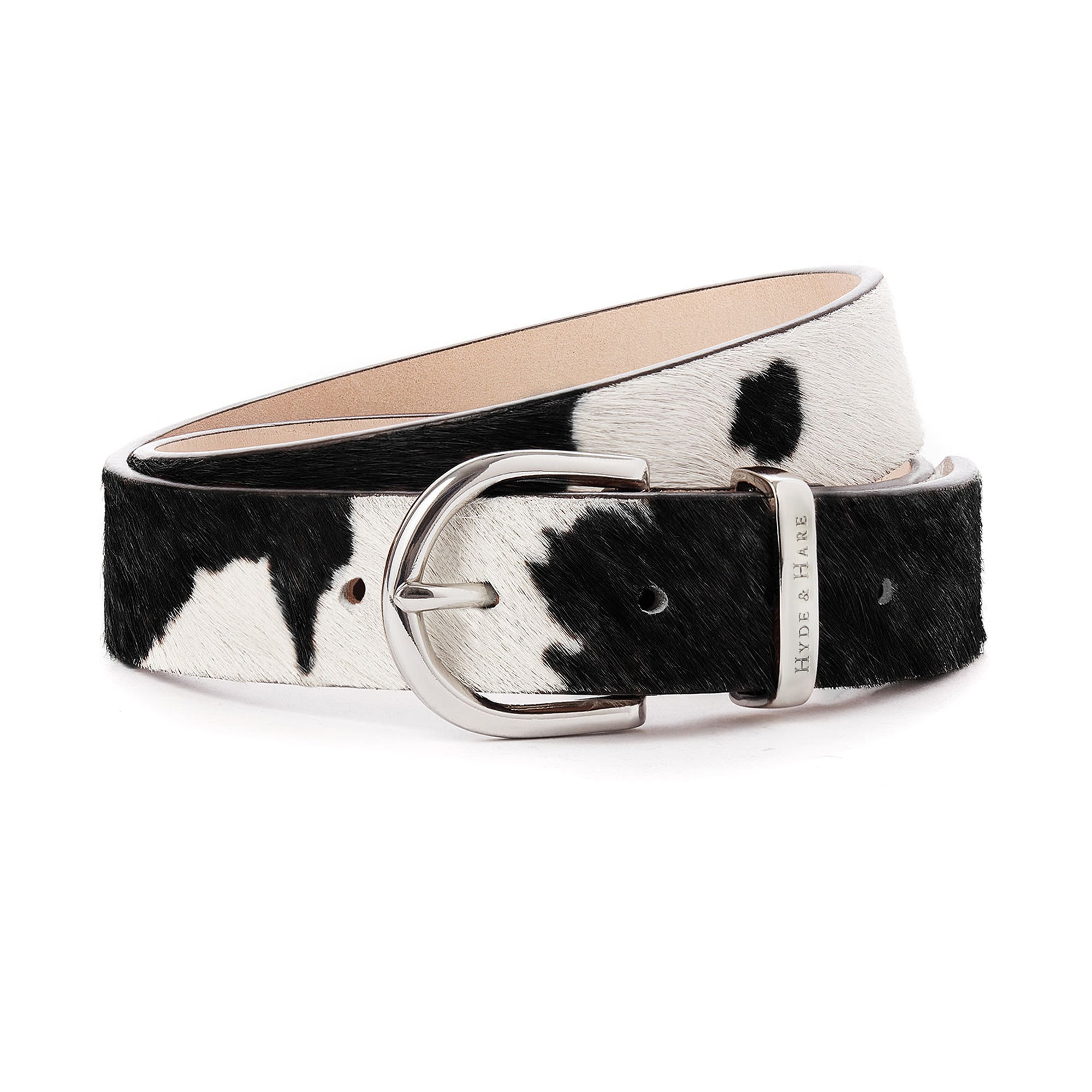 The Belmont Cowhide Belt