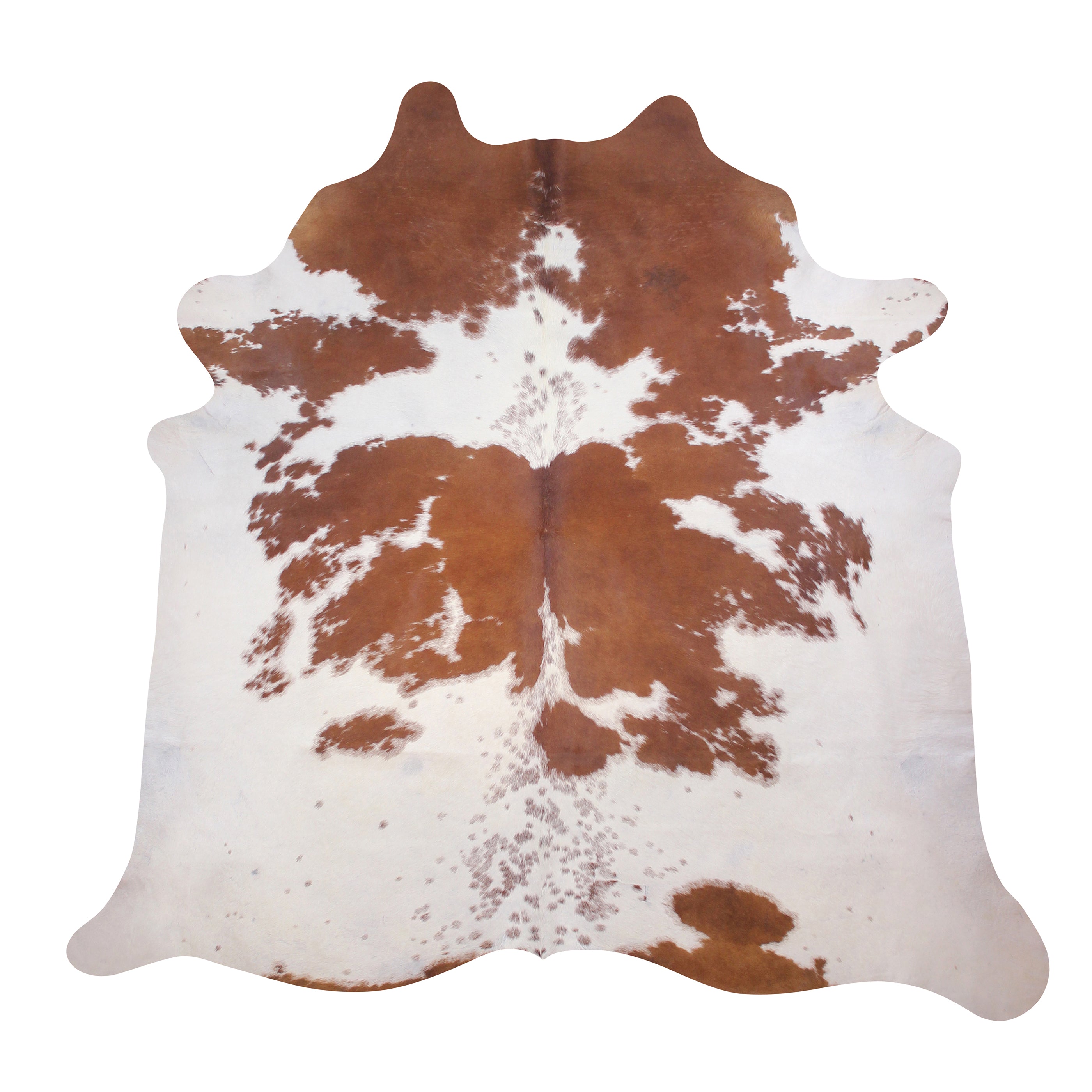 Cowhide Rug - Brown & White (220cm x 200cm)