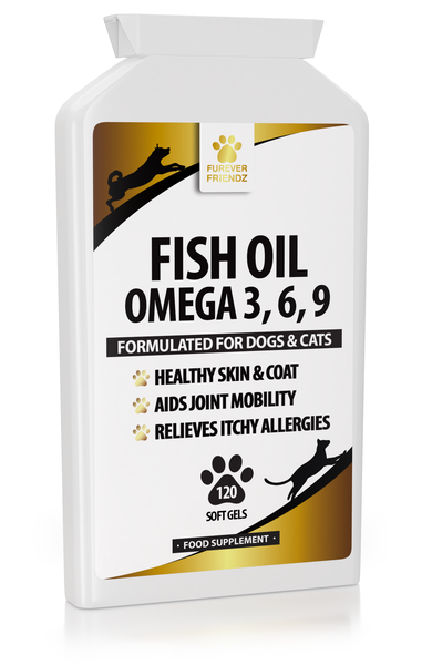 Fish Oil for Dogs & Cats (Softgels) - Furever Friendz Pet Supplies ...
