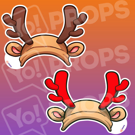 wearable reindeer antlers