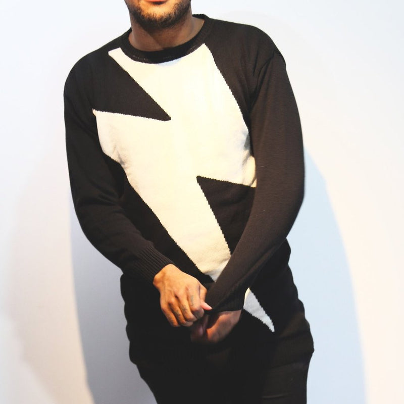 lightning bolt sweater