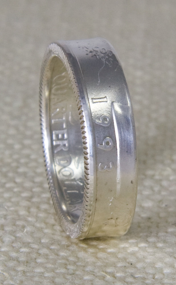 pijnlijk zeil Beg 1993 Washington US Quarter Dollar Coin Ring Band 90% Silver Sizes 3-13 –  NashvilleMint