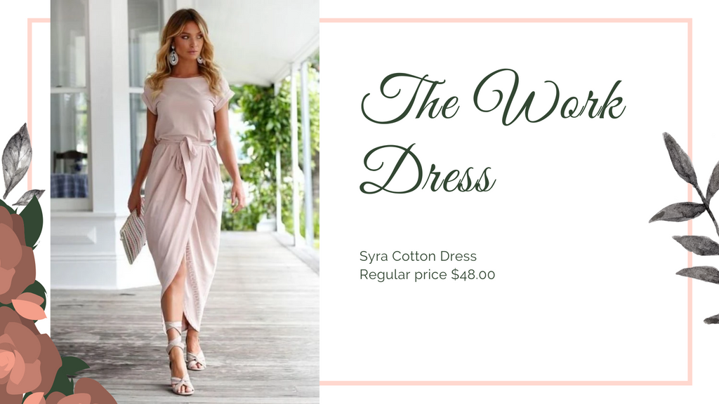 Los 8 vestidos que toda mujer debe tener, Work Dress, ShoptheKei.com