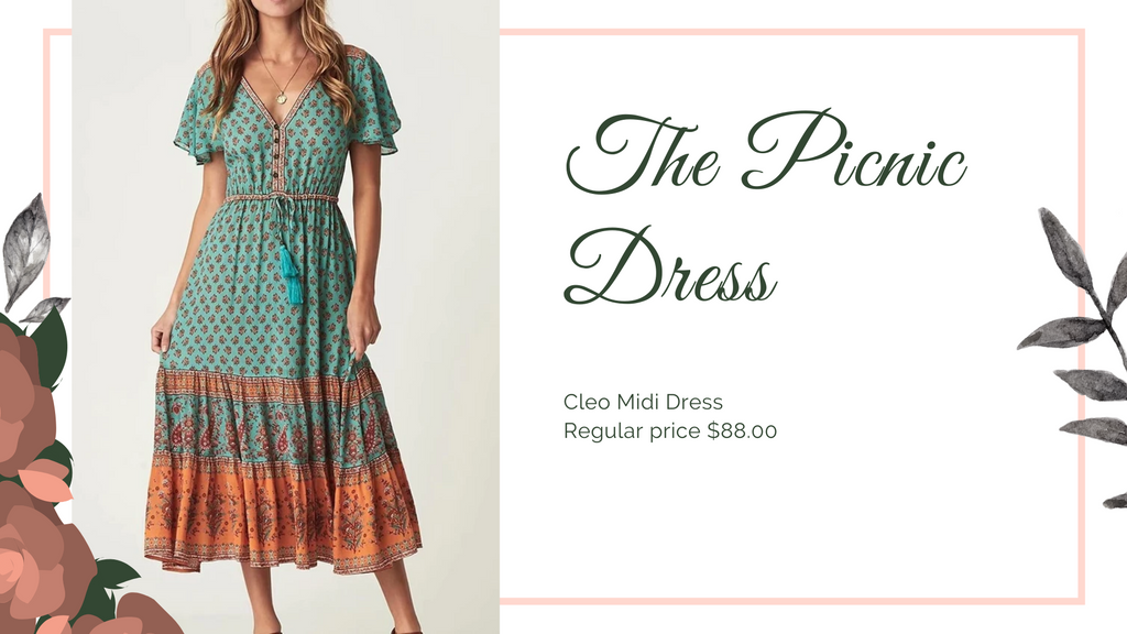 Los 8 vestidos que toda mujer debe tener, vestido de picnic, ShoptheKei.com