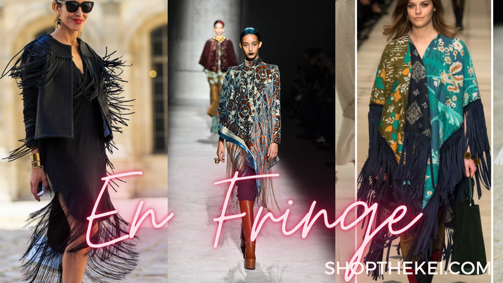 Tendencias de la moda Fringe Otoño 2020 en ShoptheKei.com