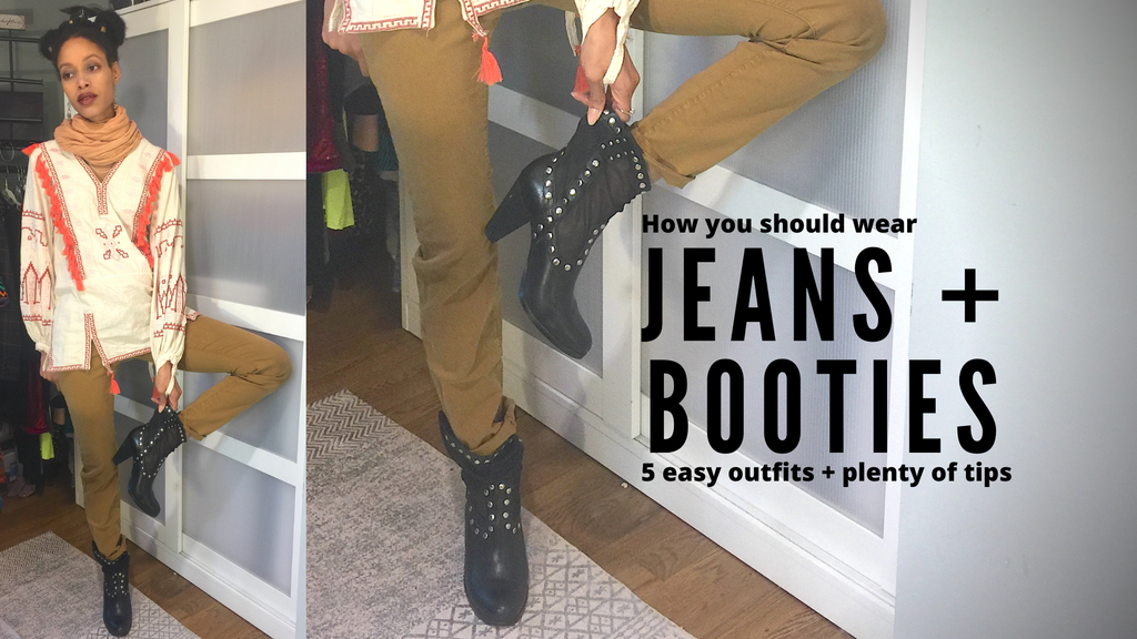 Cómo llevar jeans con botines