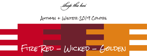 Los colores de moda más populares para el otoño de 2019. Tendencias de la moda de otoño de 2019, ShoptheKei.com