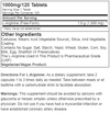 NOW L-Arginine 1000mg (120 Tablets)