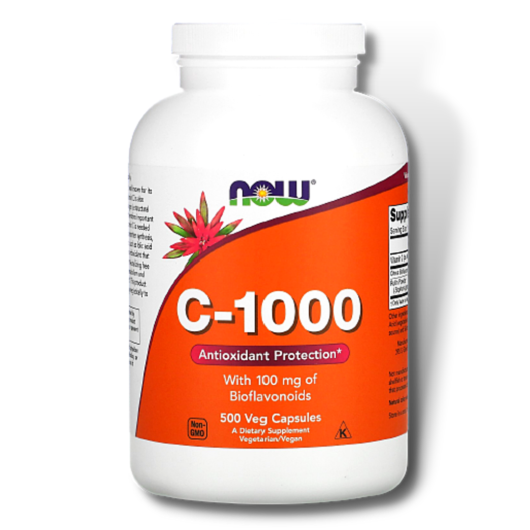 Now Vitamin C 1000 Mg 500 Capsules Nutrifirst Pte Ltd