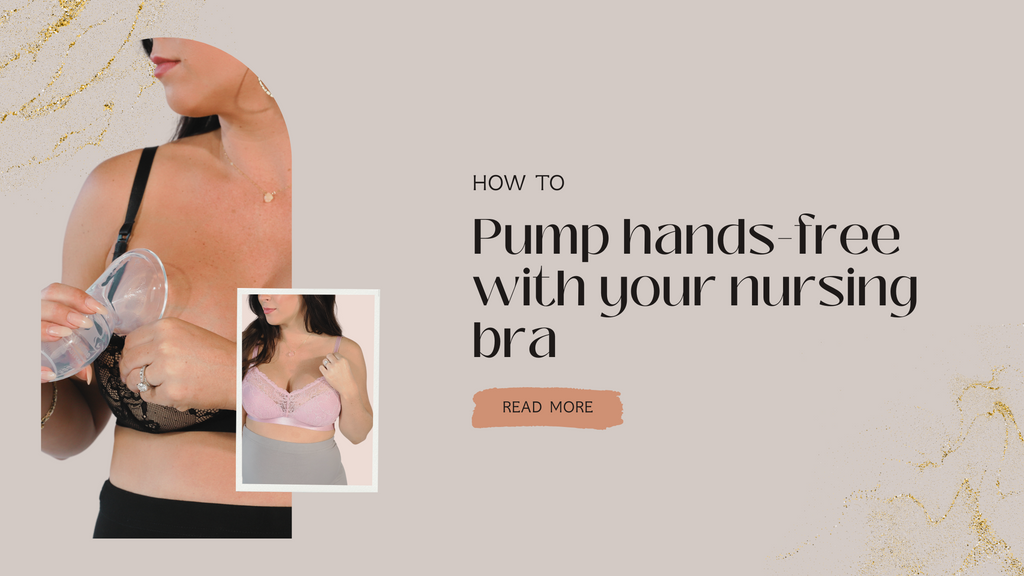 Maternity Nursing Bra Breast Feeding Sexy Hands Free Breast Pump