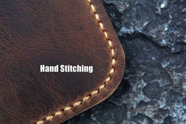 Hand stitching leather goods