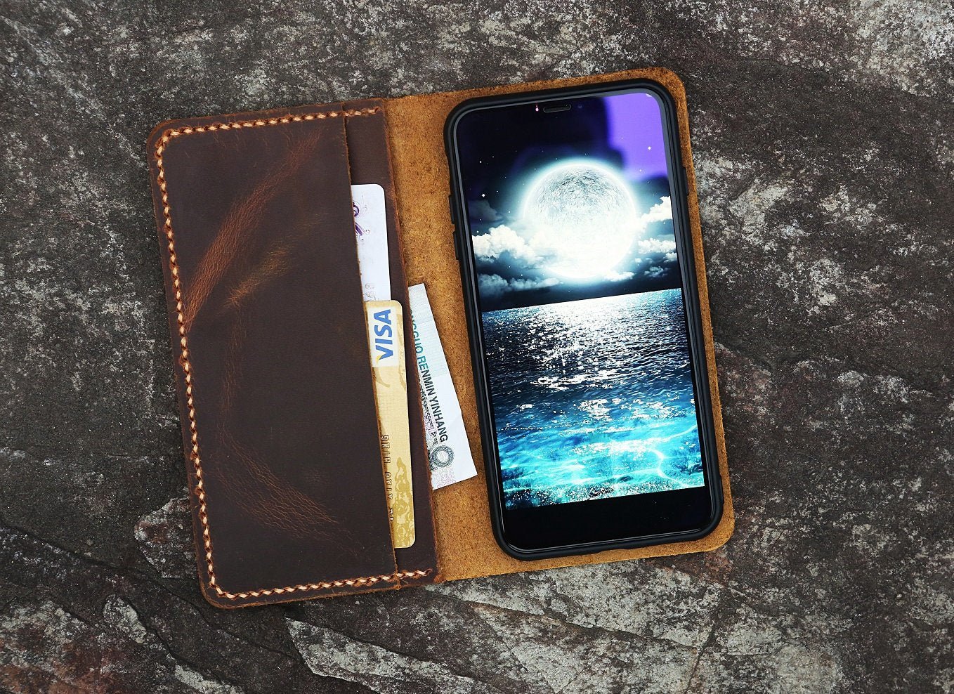 Luxury Vintage Square Leather Phone Case For iPhone 13 Pro Max 12 11 XS XR  6 7 8