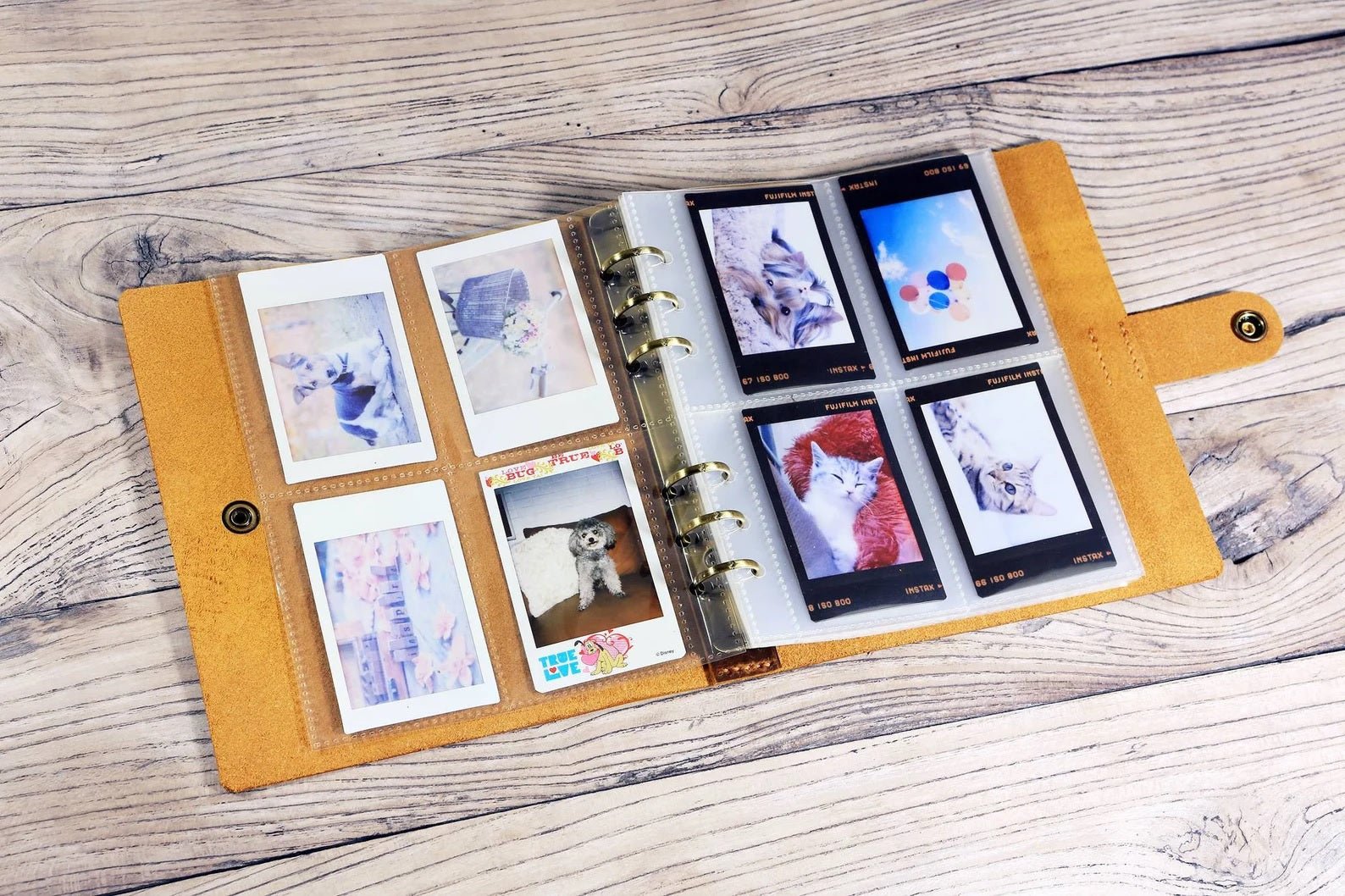 Instax Wide Photo Album for 80 Photos. Personalized / Blank. Album