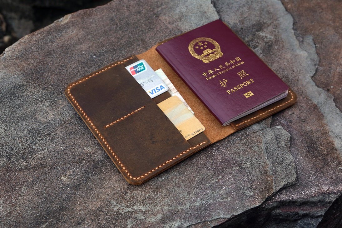 Custom Leather Passport Holder – The Line