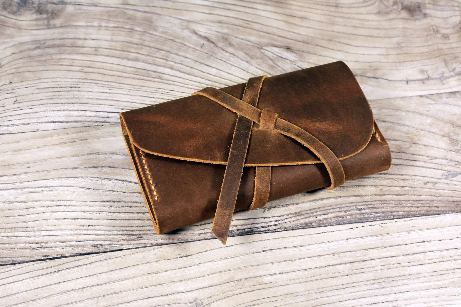 Leather Tobacco Pouch, Personalized Leather Tobacco Case, Engraved