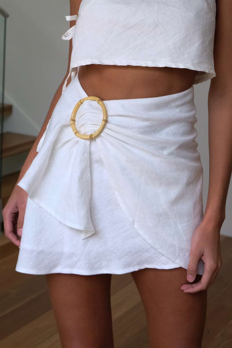 Kiera Cream Skirt