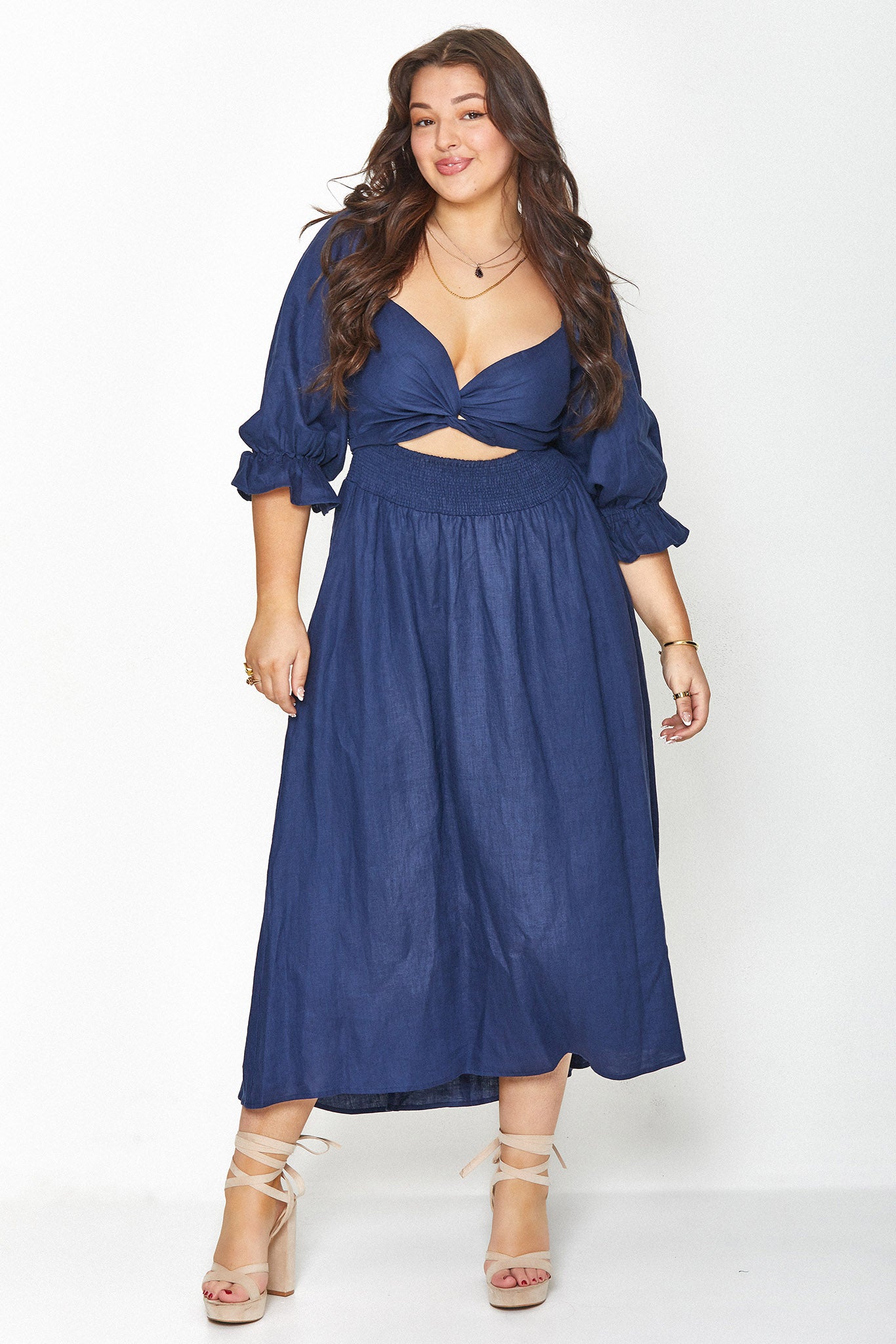 Charlotte Navy Dress