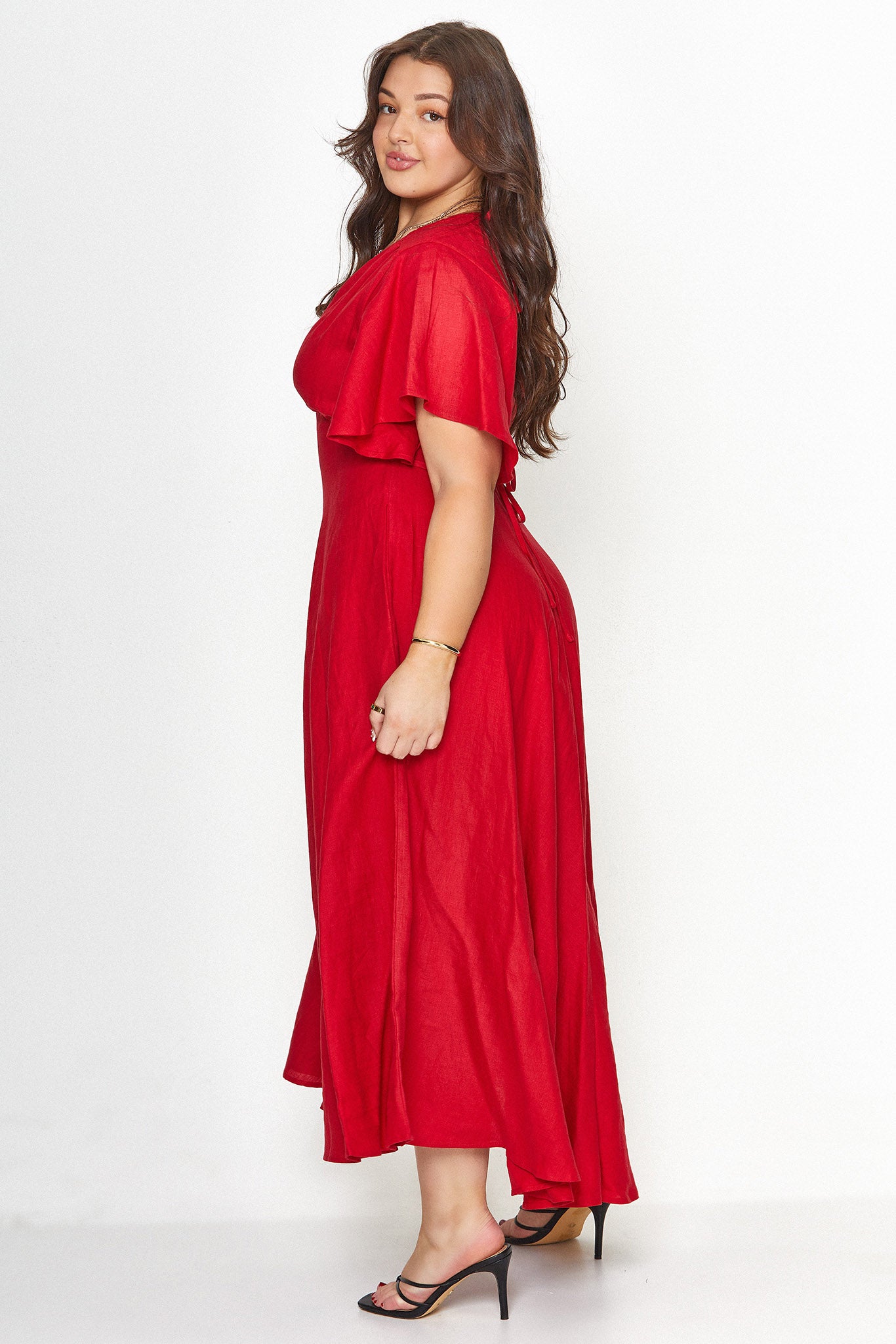 Athena Rose Red Dress