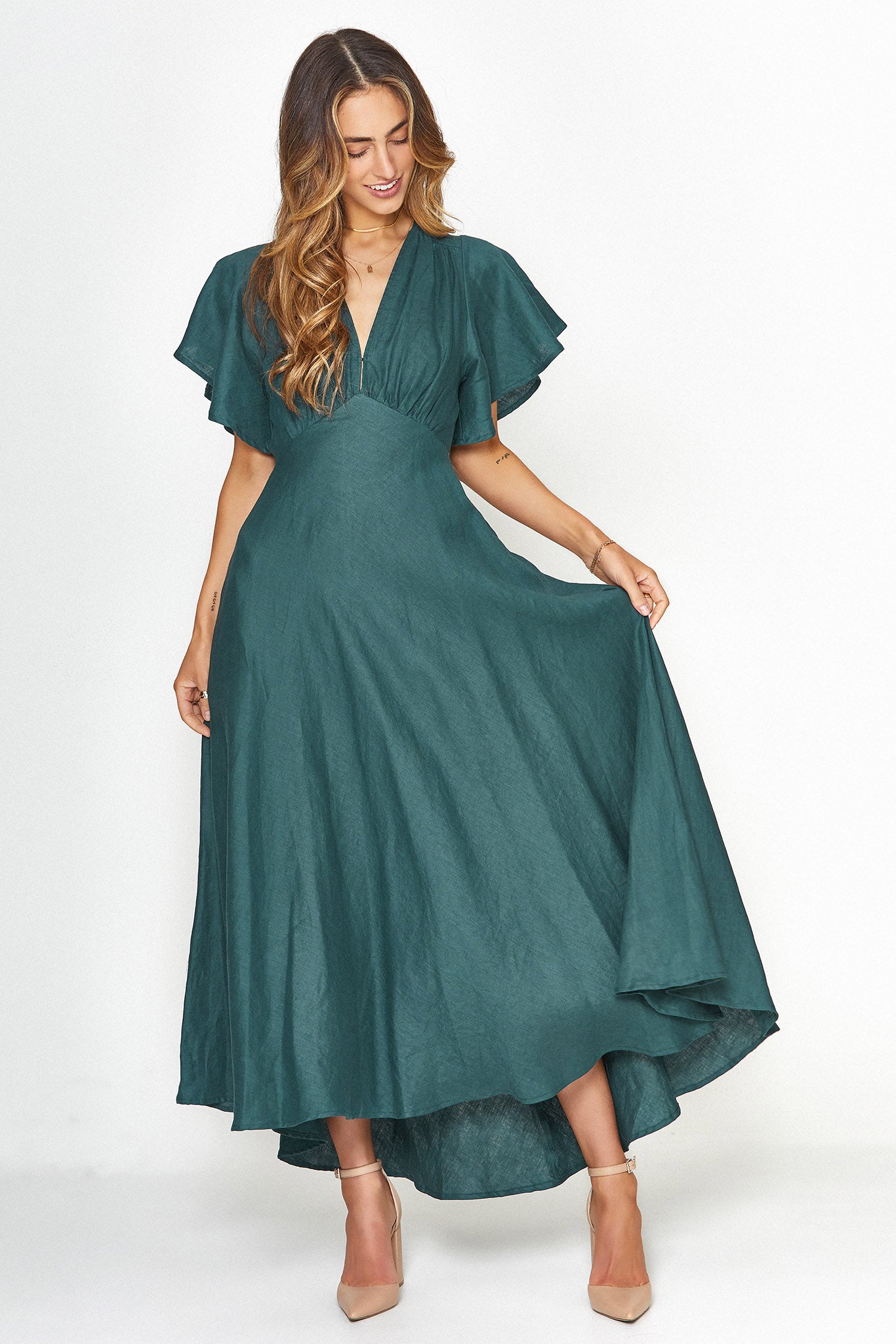 Athena Emerald Dress