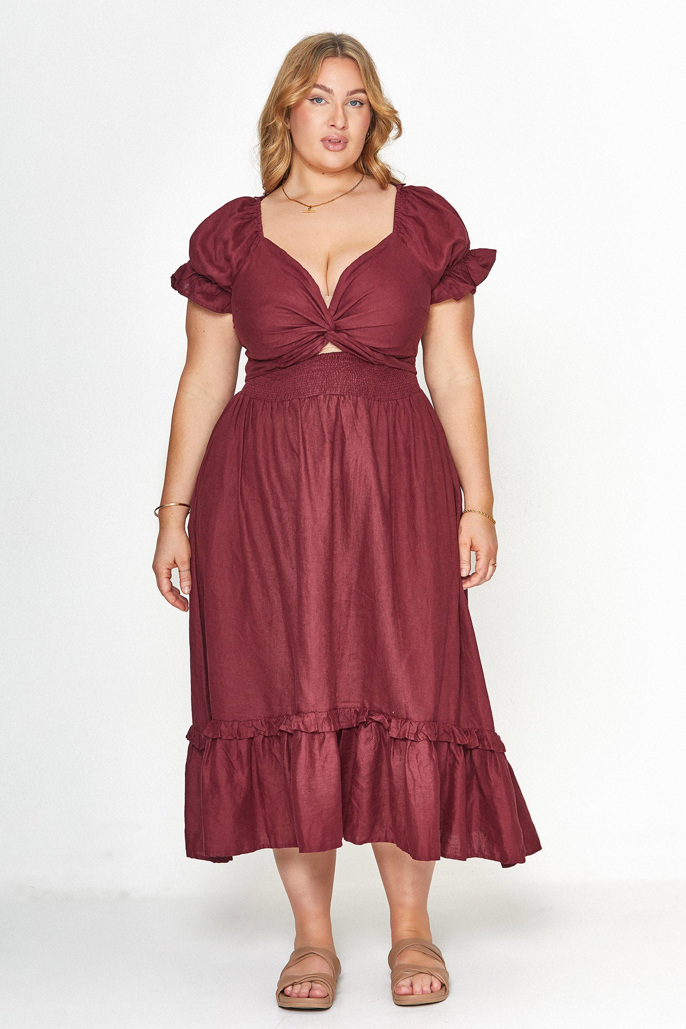 Marianne Plum Dress