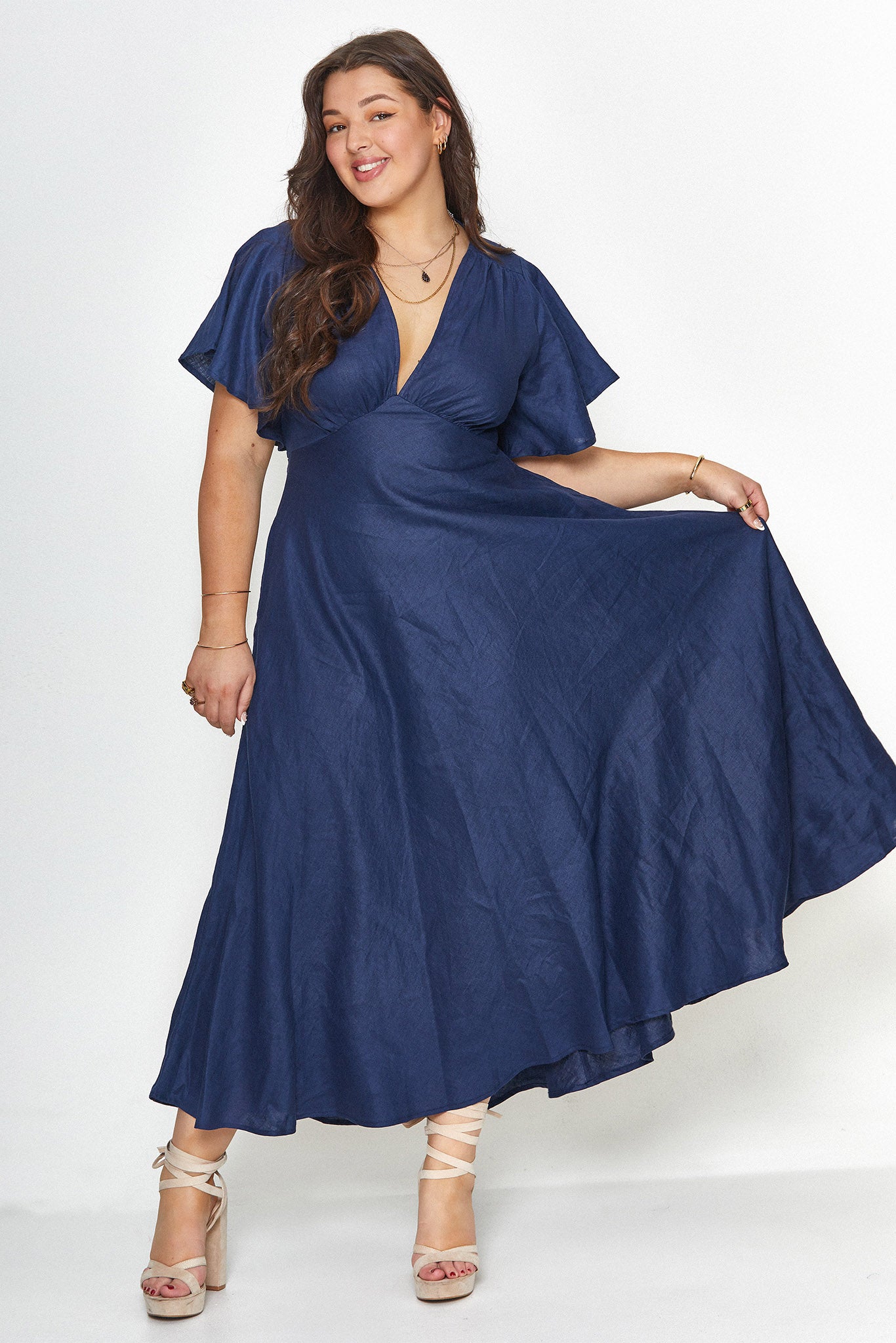 Athena Navy Dress