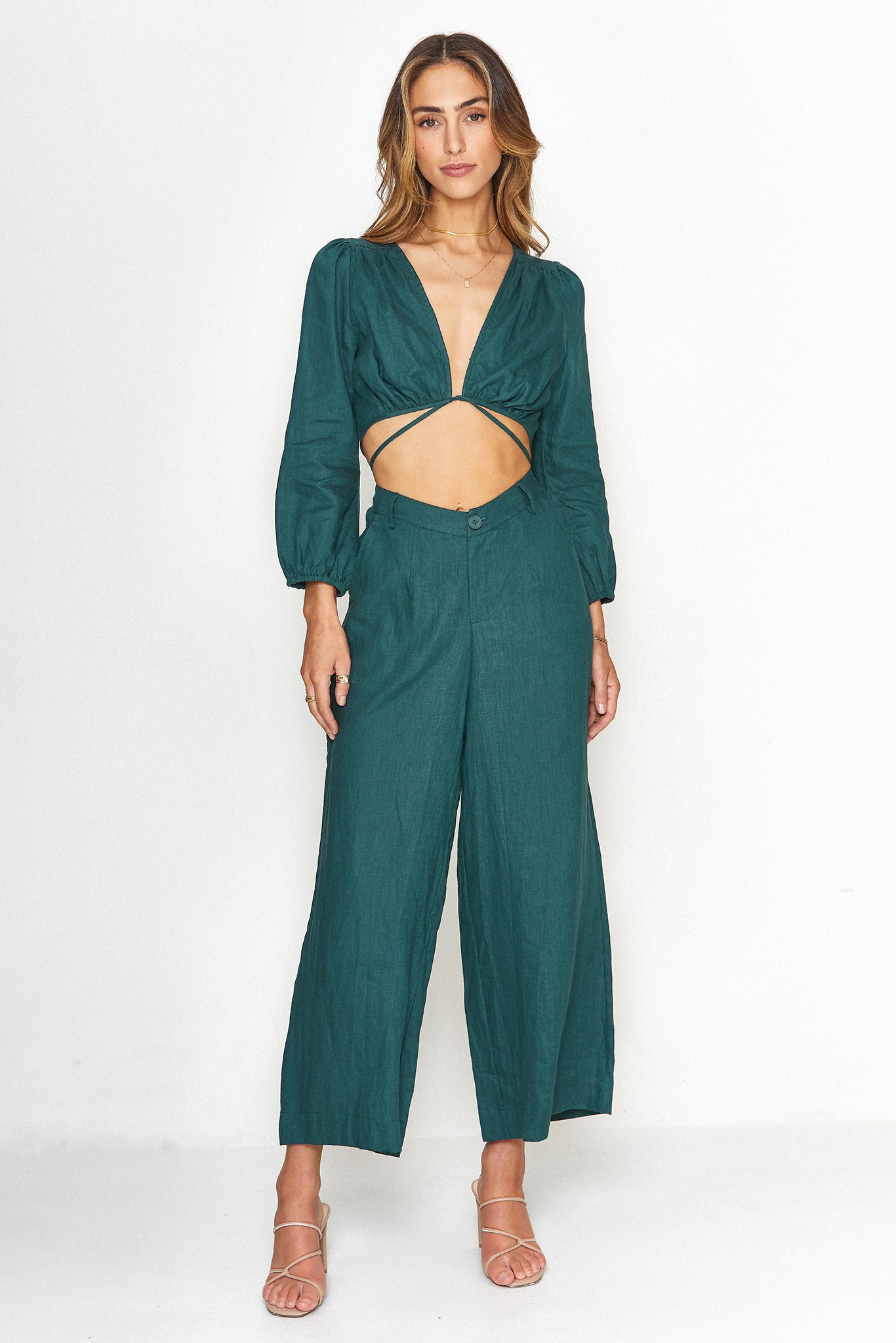 Sadie Emerald Top