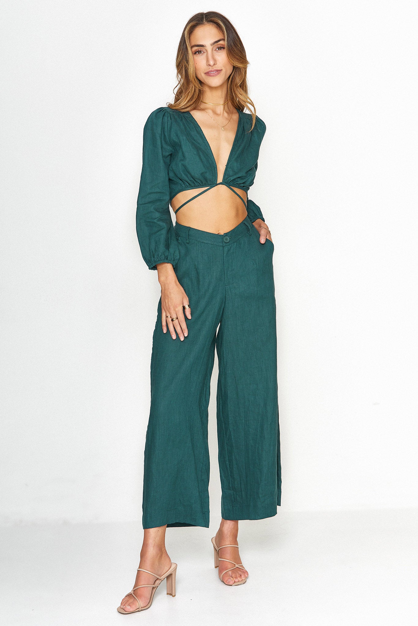 Sadie Emerald Top