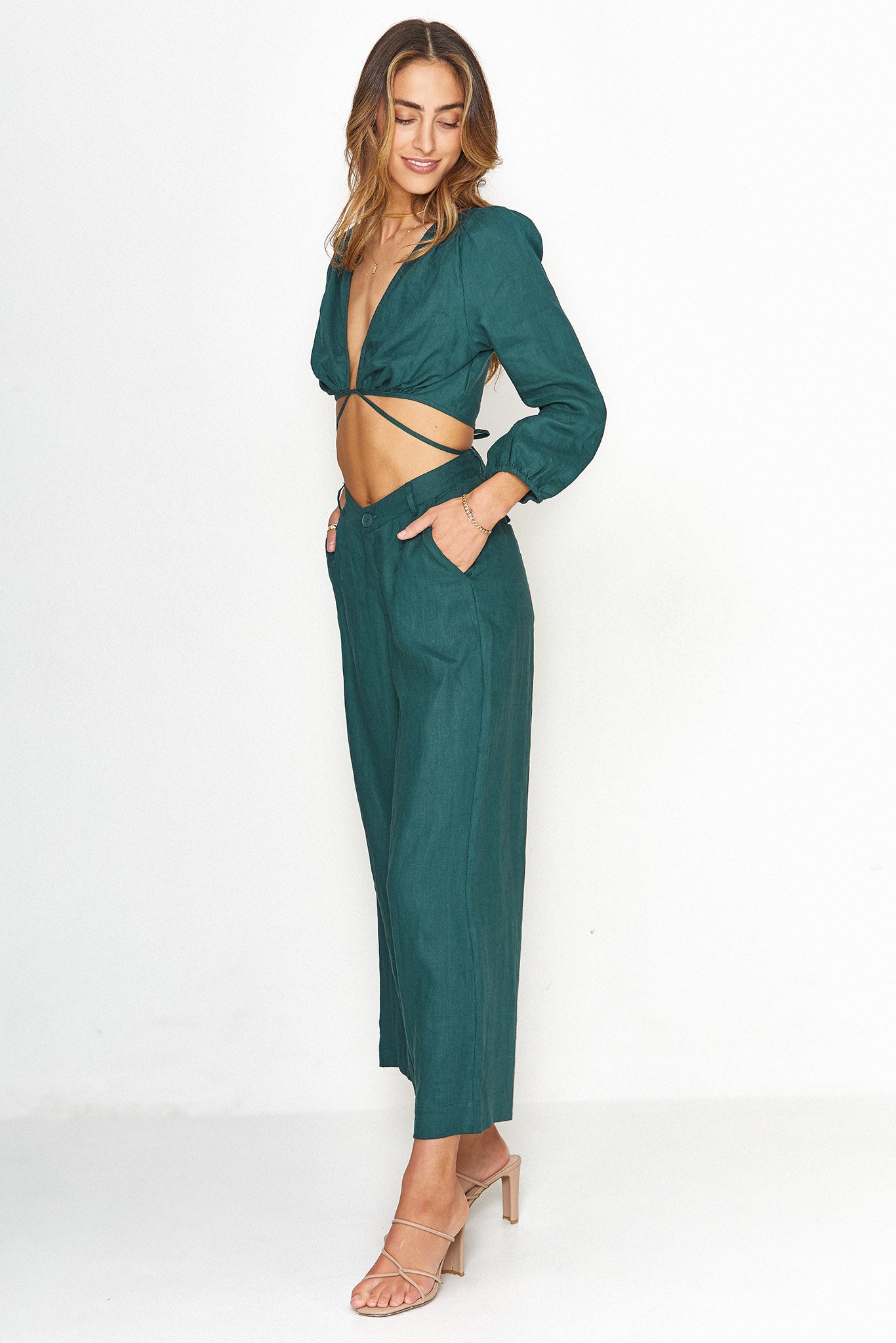 Sadie Emerald Top