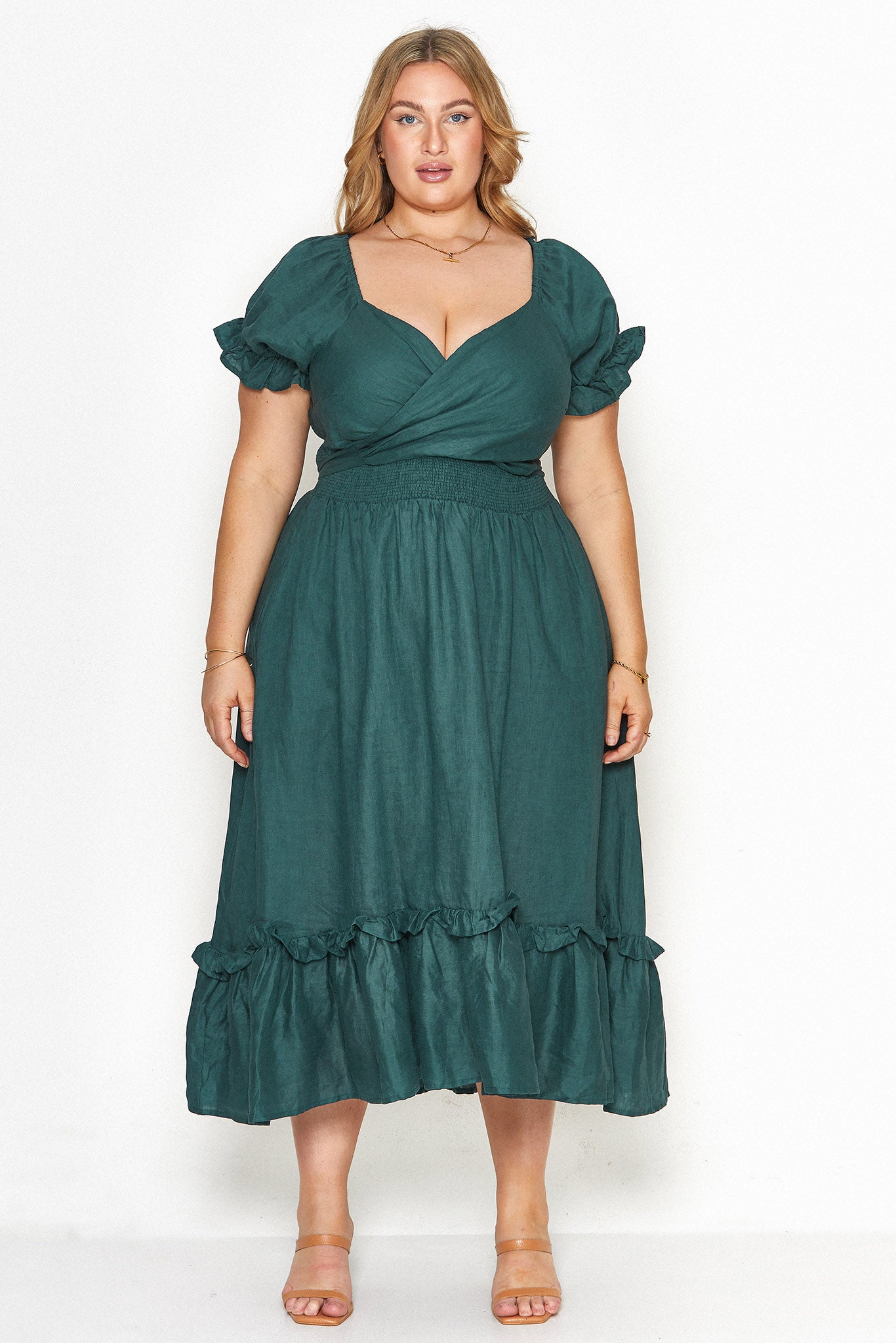 Marianne Emerald Dress