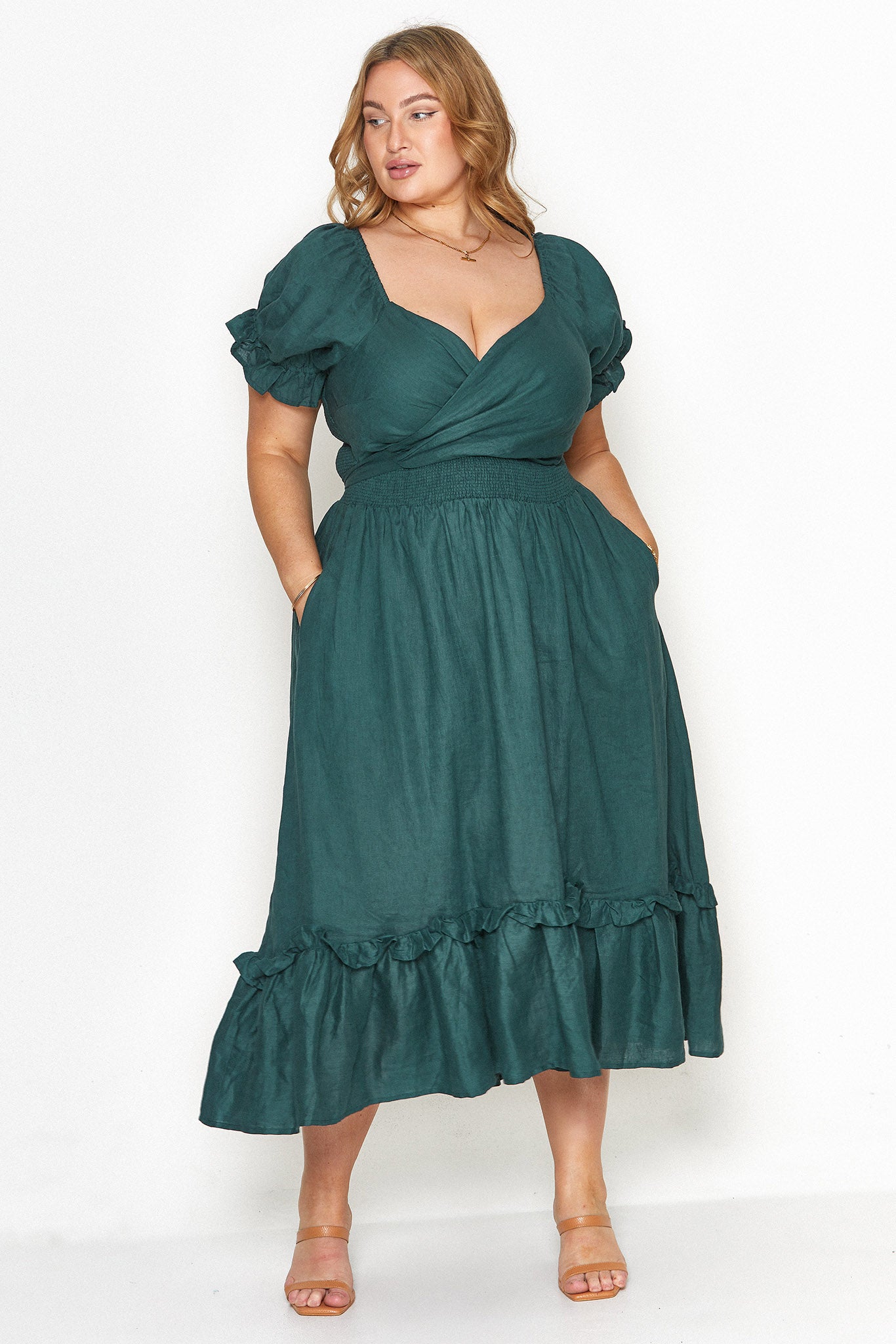 Marianne Emerald Dress