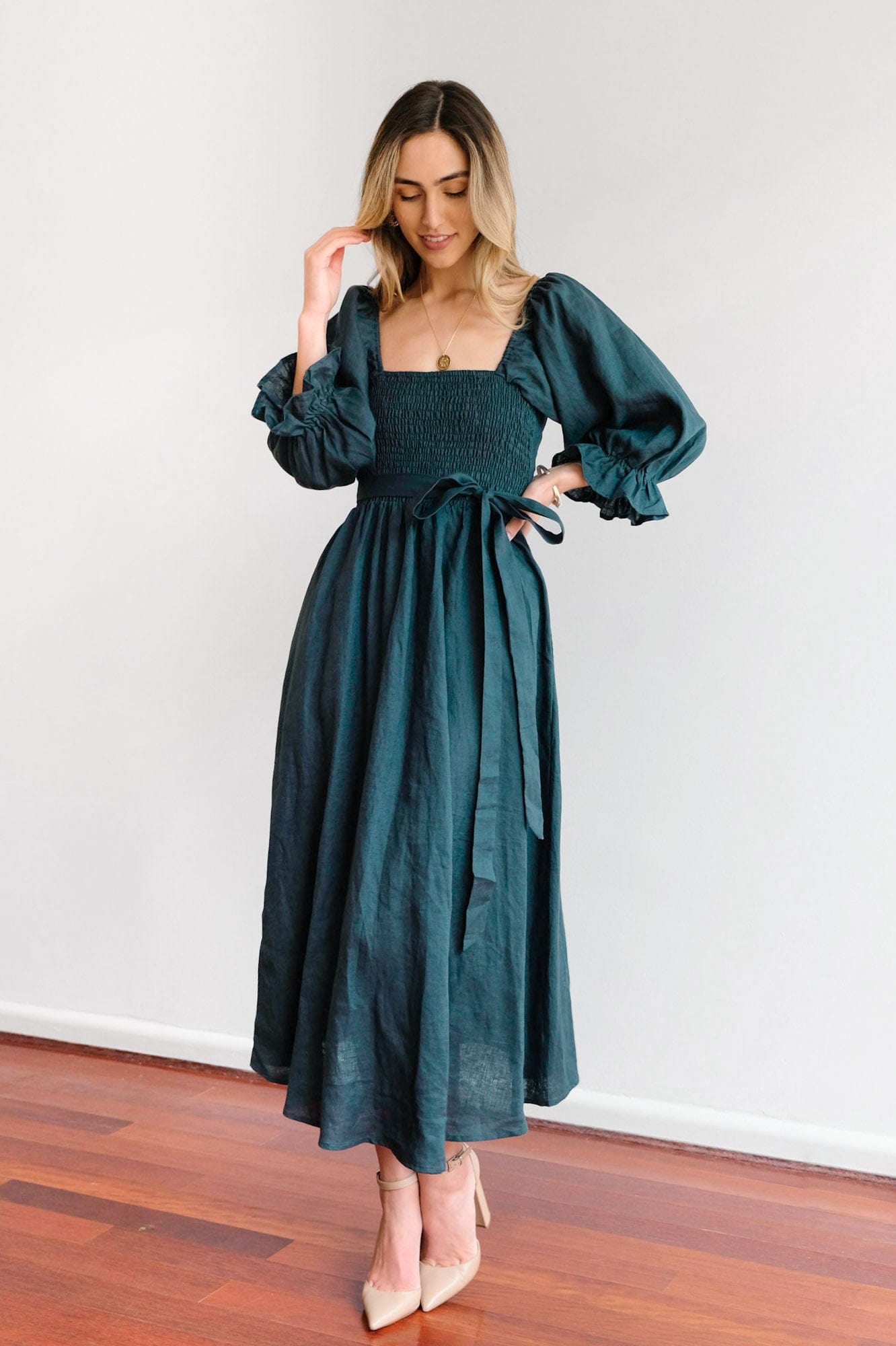 Charlotte Emerald Dress