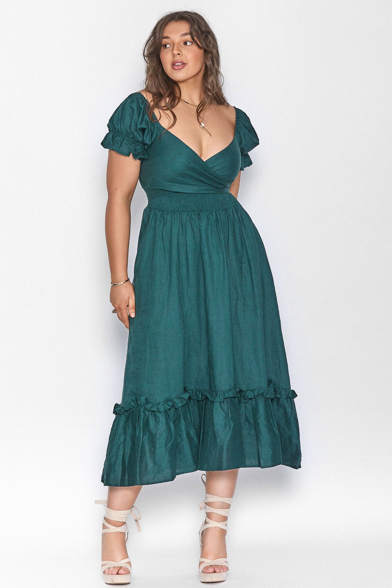 Marianne Emerald Dress