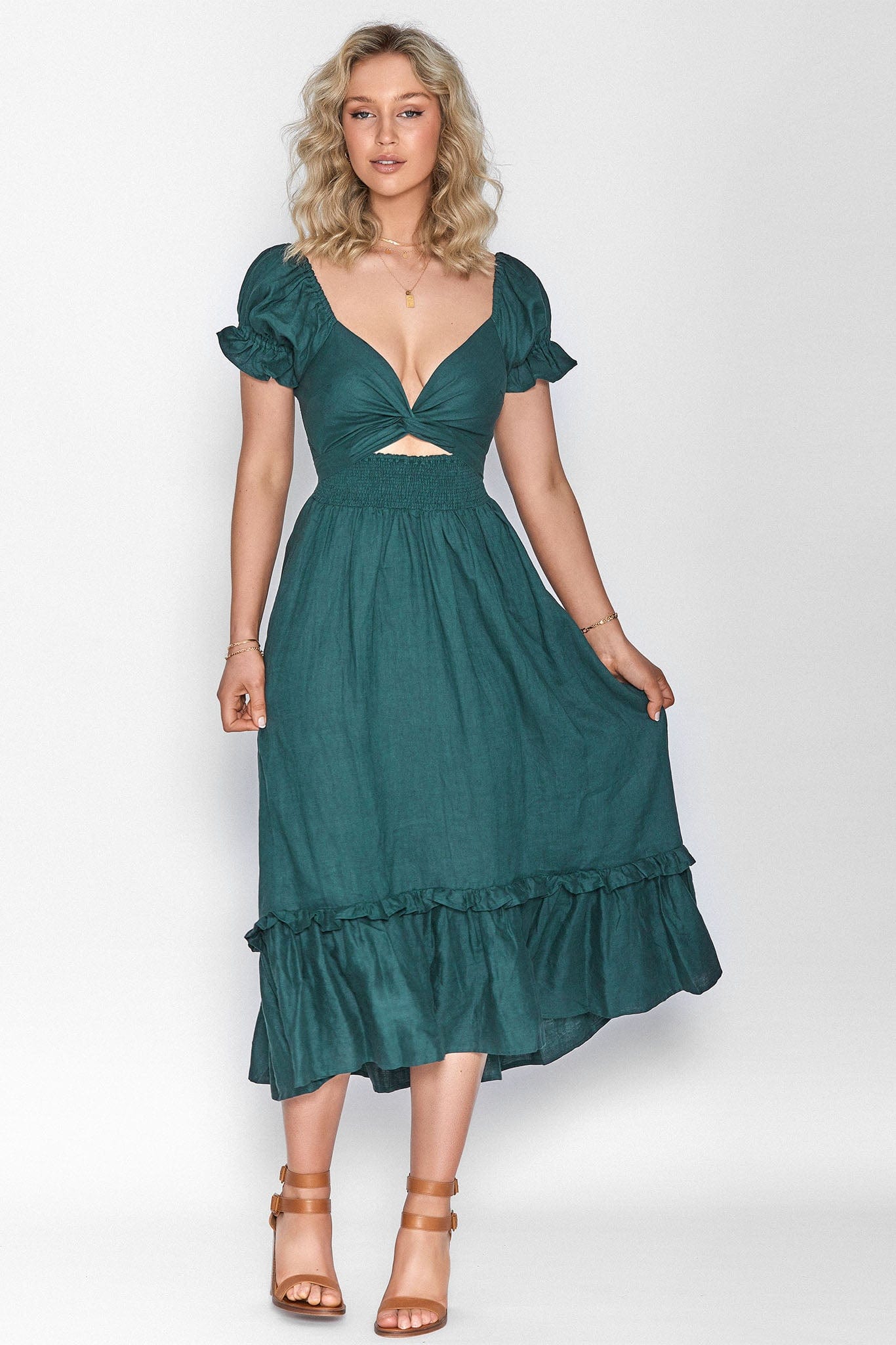 Marianne Emerald Dress