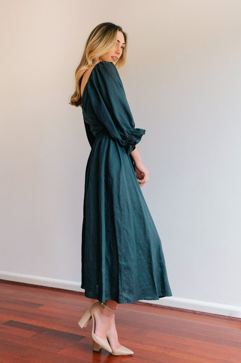 Charlotte Emerald Dress – Aulieude