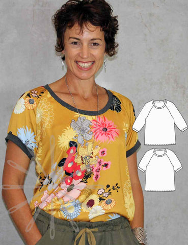 Kingfisher top PDF sewing pattern