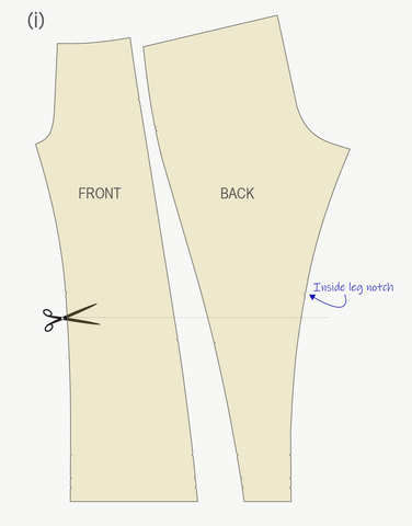 Adjusting the length of Sidewinder Pants 1