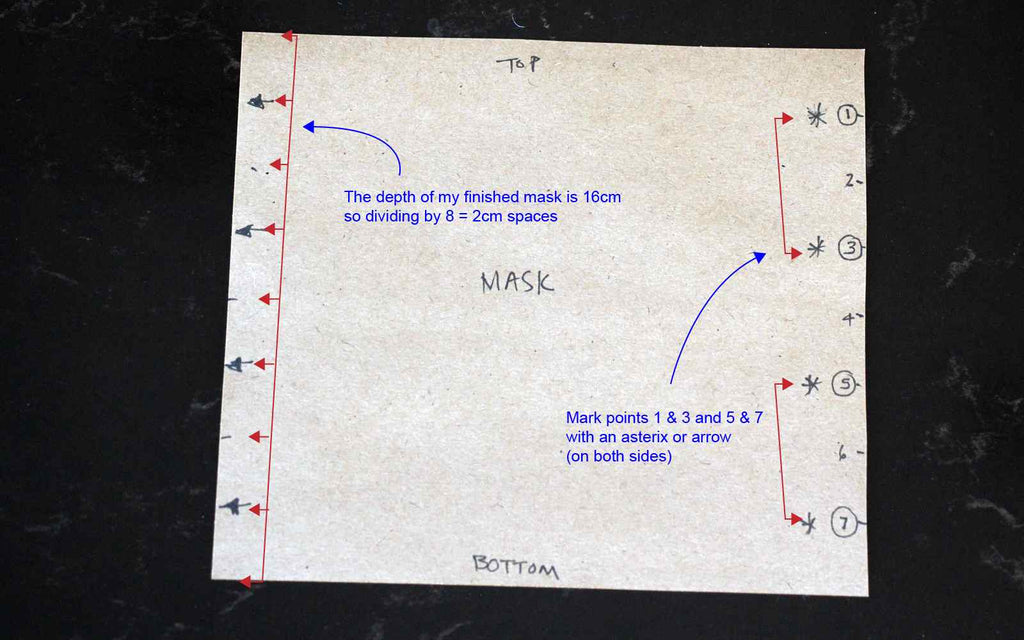 Making your own covid mask with a pattern