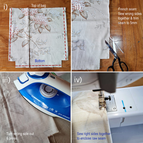 How to sew a french seam