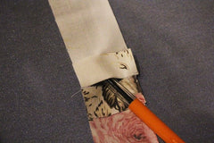 Sewing a waistband opening