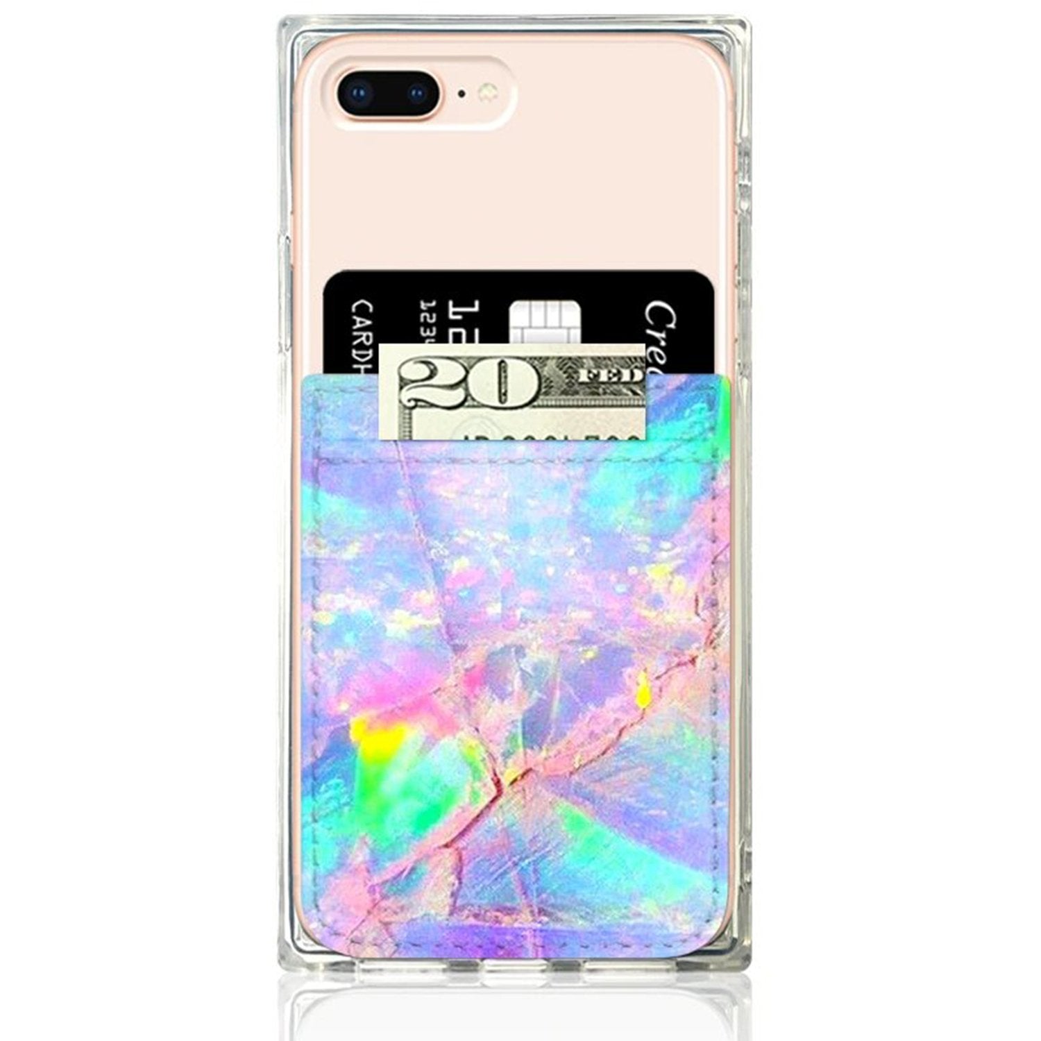 Bange for at dø Krydderi inden for Opal Print Faux Leather Phone Pocket | iDecoz | Mobile Phone Accessories |  Fashion Accessories – BOOM AND MELLOW