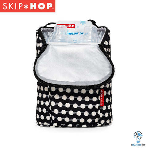 skip hop grab and go double bottle bag